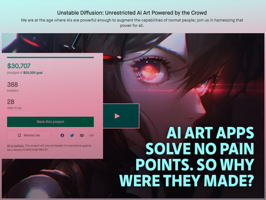 AI art apps solve no pain points. So why were they made?
