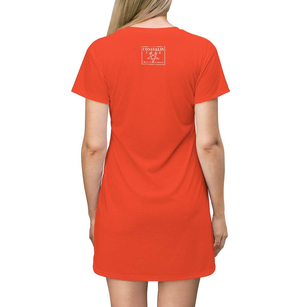 CONSTELIS VOSS Diana Anime Illustration All-Over-Print T-Shirt Dress by CONSTELIS VOSS