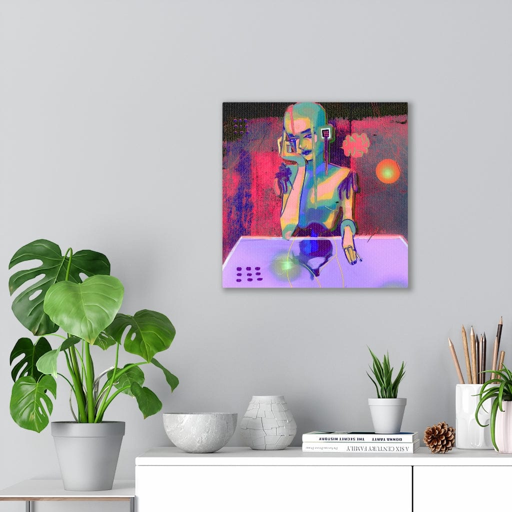 Dreaming of Cyberpunk Canvas Wrap