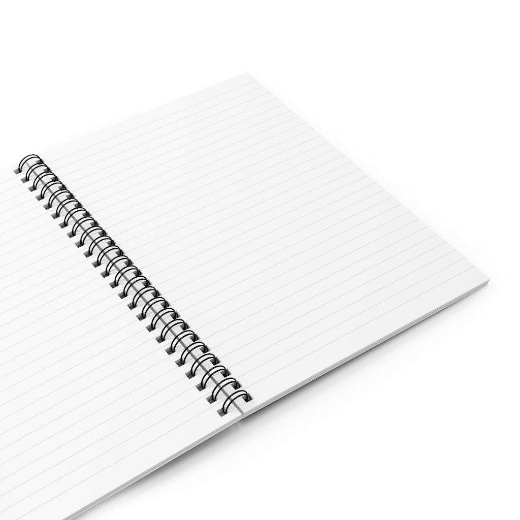 Lisa Frank Inspired "Be Gay Do Crimes" Rainbow Spiral Notebook - Ruled Line by CONSTELIS VOSS