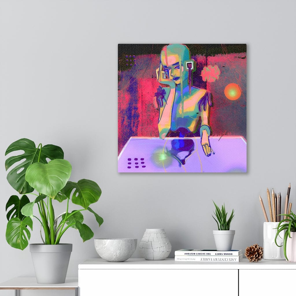 Dreaming of Cyberpunk Canvas Wrap