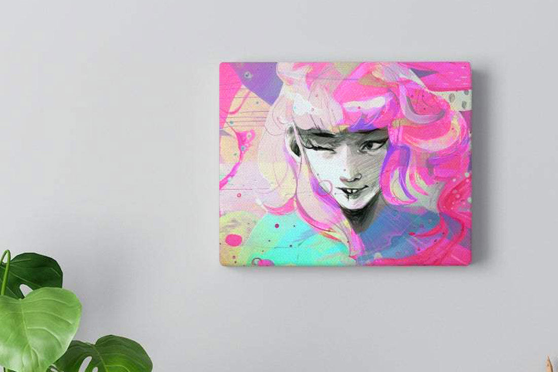 Maya Anime Heroine Gallery Canvas-Printify-Art & Wall Decor,Canvas,Fall Picks,Hanging Hardware,Home & Living,Indoor,Top Spring Products,Valentine's Day promotion