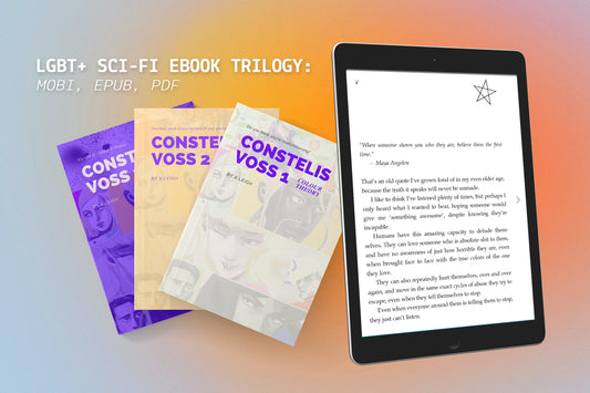 constelis voss lgbt sci-fi ebook trilogy by k leigh
